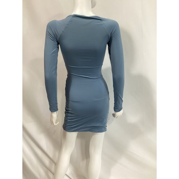 Maygel Coronel 'Lorena' Blue Dress Size OS - Picture 3 of 4